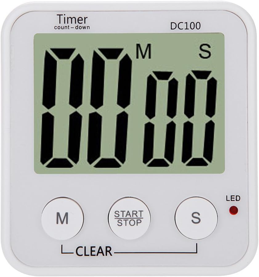 Artans(TM Cronometro Para Cozinha LCD Digital Cooking Tools Clocks Kitchen Accessories Countdown Timer Alarm Count Down Timer DC100