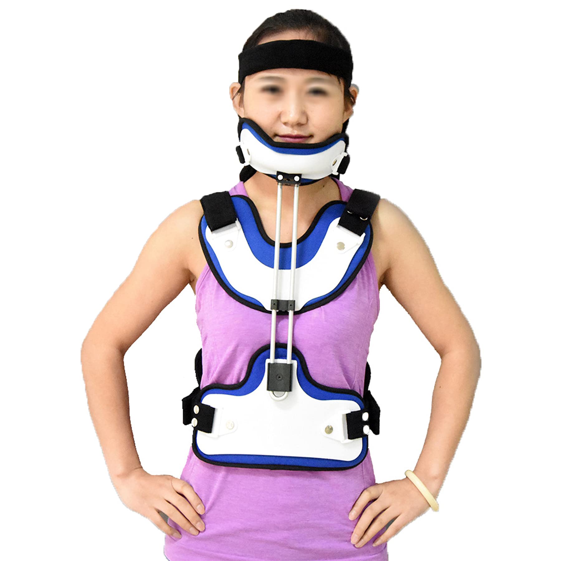 MRKU Household Cervical Thoracic Orthosis Cervical Vertebra Fixation Orthoses Adjustable
