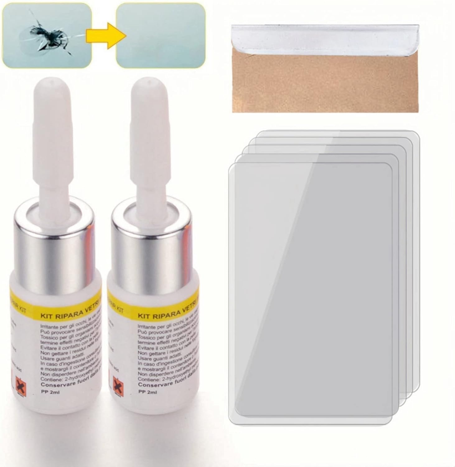 Windscreen Repair Kit,Windscreen Chip Repair Kit,Glass Repair Kit