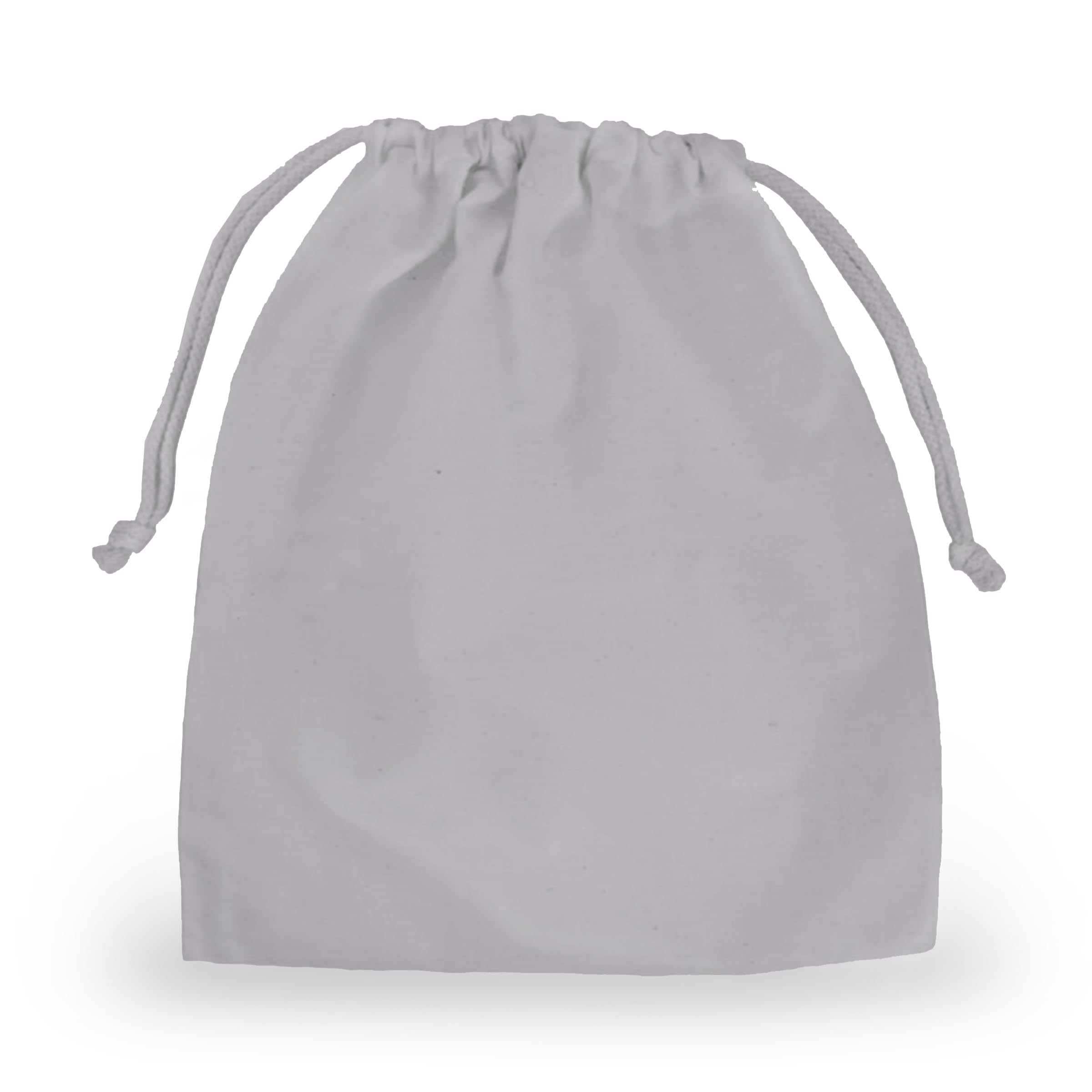 FIVE STAR NAPKINS Cotton Drawstring Bag, Cotton Pouches, for Storage, Travel, Gym, Sports, Multipurpose 8"×6", Reusable and Durable, Pack of 10