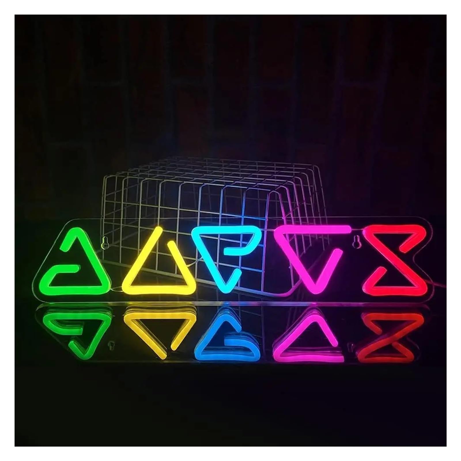Luz de Diseño de Digital Lámpara De Neón Regulable Personalizable Para Pared, Fiesta, Club, Sala De Juegos, Decoración De Oficina, Sorpresa De Cumpleaños 9CmX42,5Cm