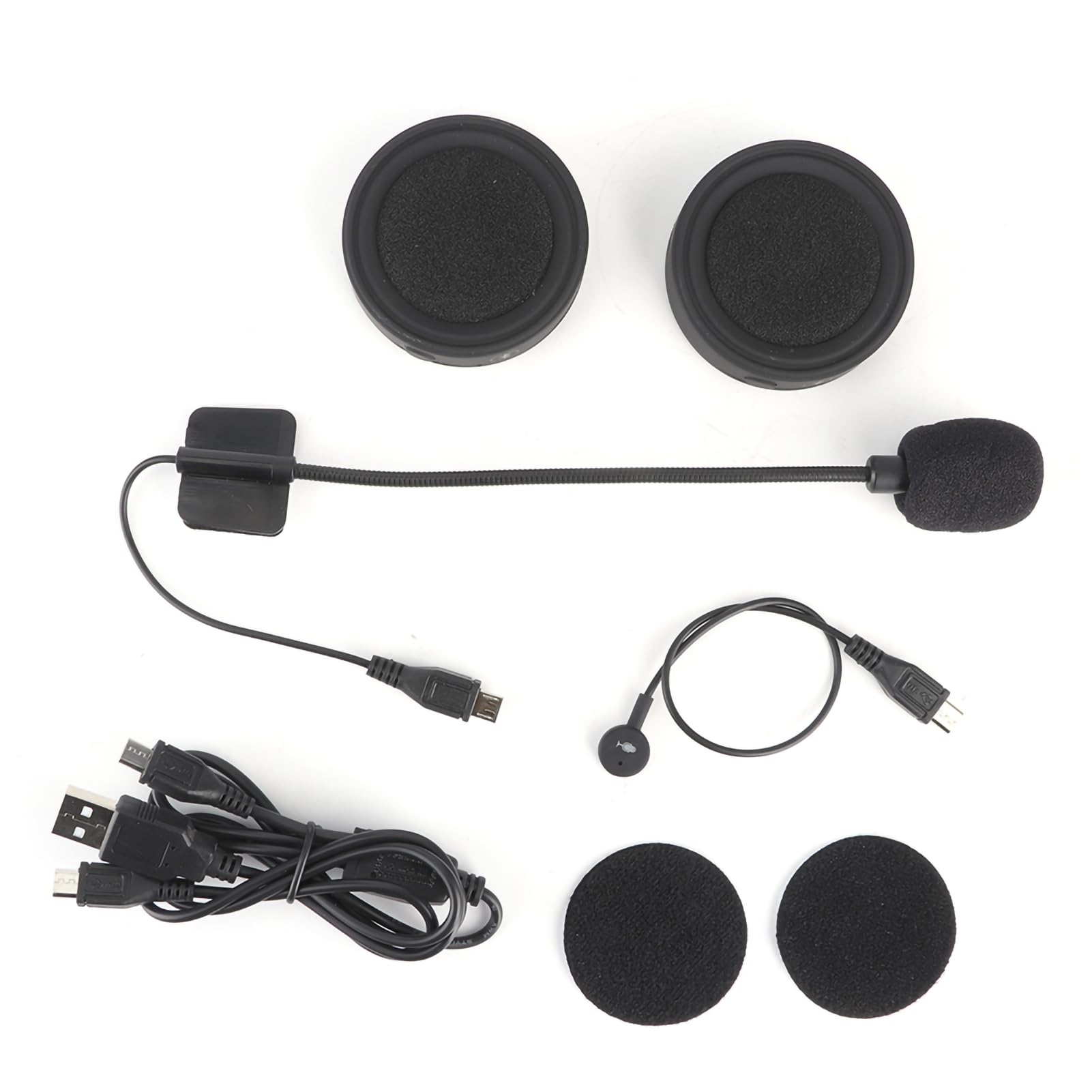 Haut-parleurs de Casque de Moto, avec Haut-Parleur Casque de Moto Casque BT17 étanche Casque Casque Stéréo Musique Moto équitation Mains Libres Casque Extérieur