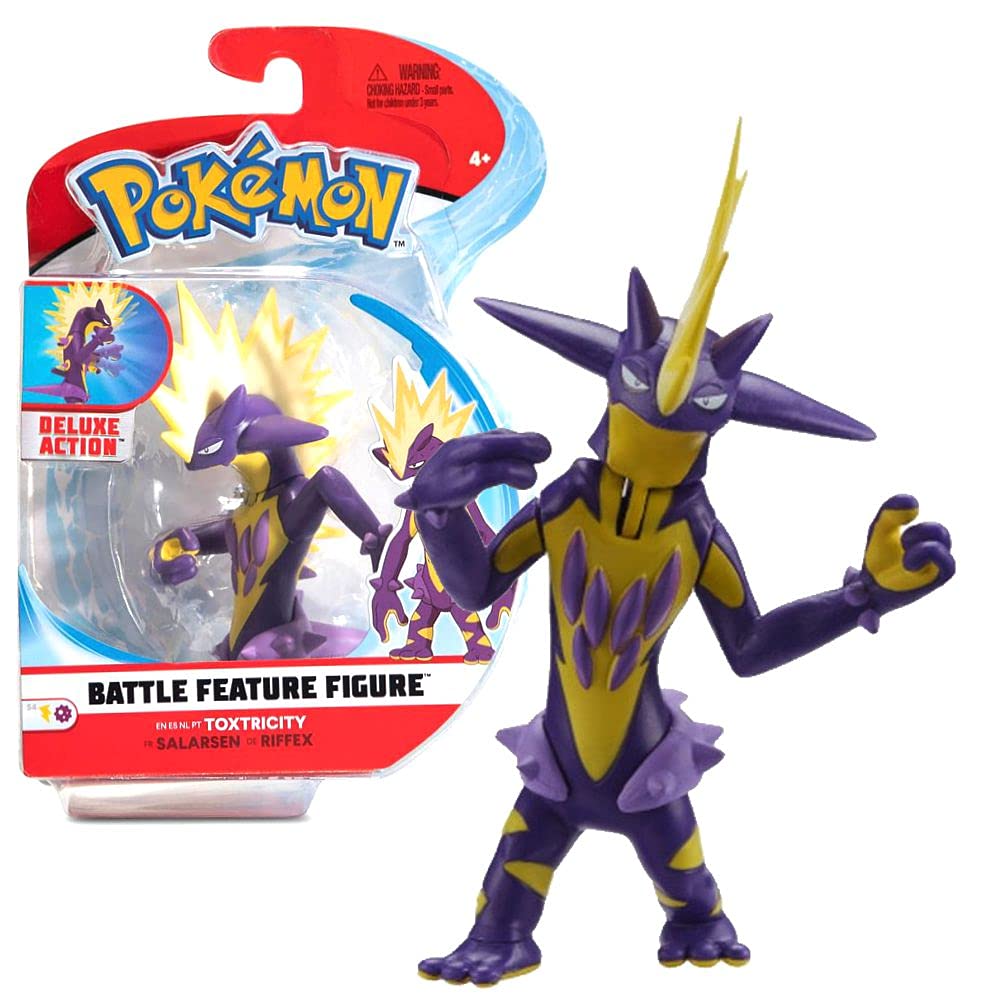 Battle Feature Game Figure | Pokemon | Movable Deluxe Action Figure, Toy Figure: Riffex