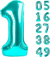 Vista 321 de Globos con números con estampado de vaca, globos de 40 pulgadas del número 0-9 (cero-nueve), globo de vaca para suministros de fiesta de cumpleaños