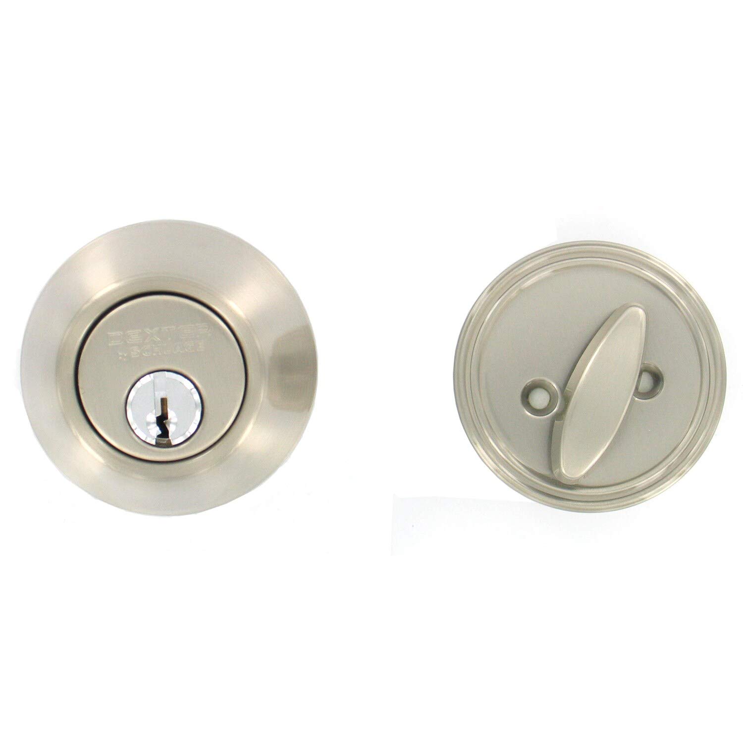Amazon | Schlage Dexter シングルシリンダーデッドボルト Pack