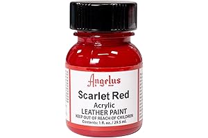 Angelus Leather Paint in Vibrant Scarlet Red: An Artistry Essential for Footwear Transformation