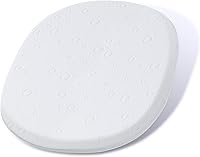 Vista 12 de Protector de colchón para cuna de bebé, 36.5 x 25 x 2 pulgadas, colchón de espuma viscoelástica de gel de doble cara con funda suave extraíble