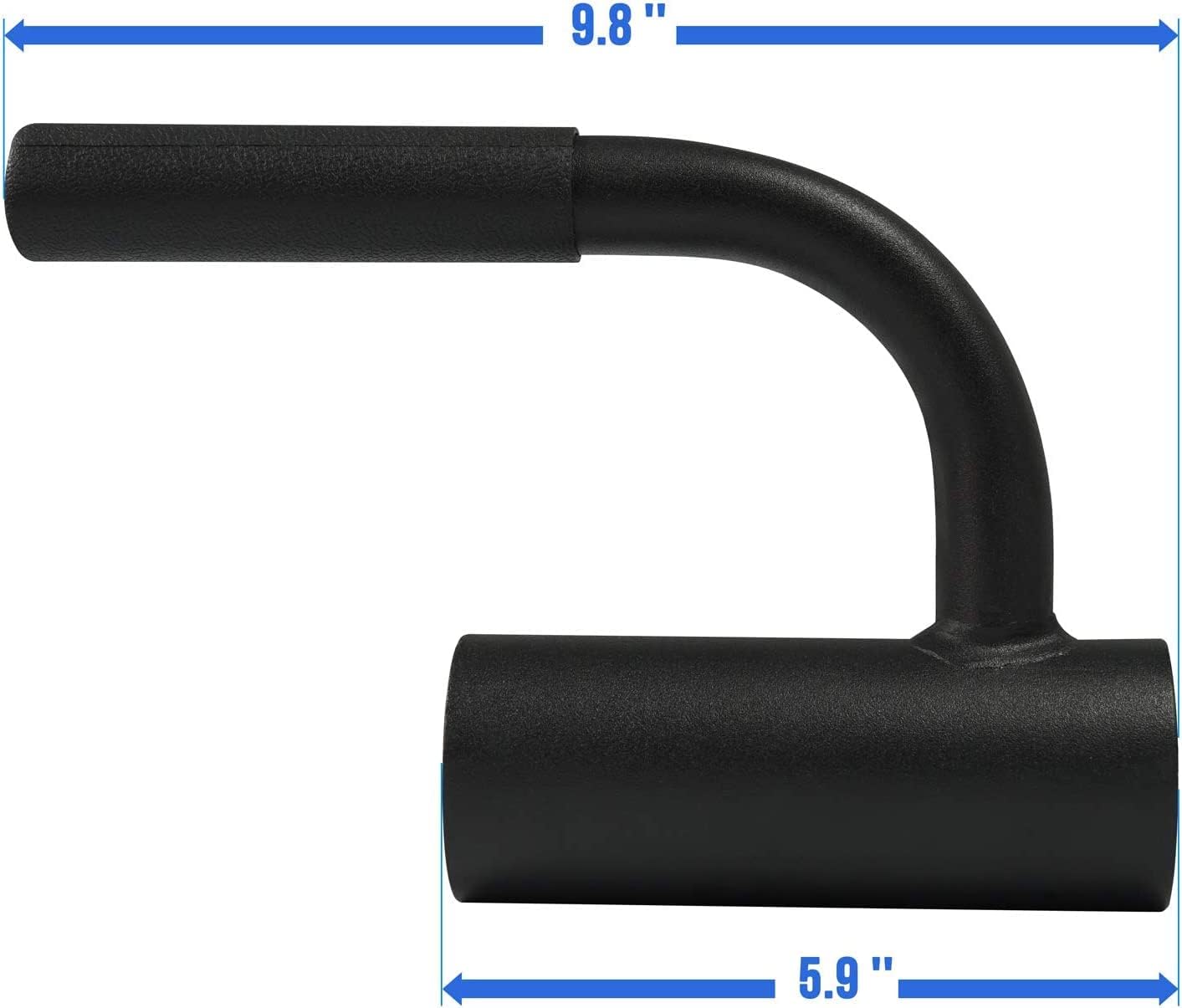 Yes4All Single Arm Landmine Handle for 2-inch Olympic Barbell - Anti Slip Handle (2.87), Black Single Landmine Handle