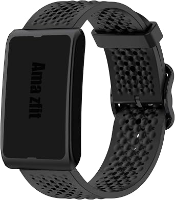 Blueshaweu Compatible for Amazfit Helio Bands, Quick Release Silicone band with Metal Buckle Compatible for Amazfit Helio Strap Smart Band Fitness Tracker