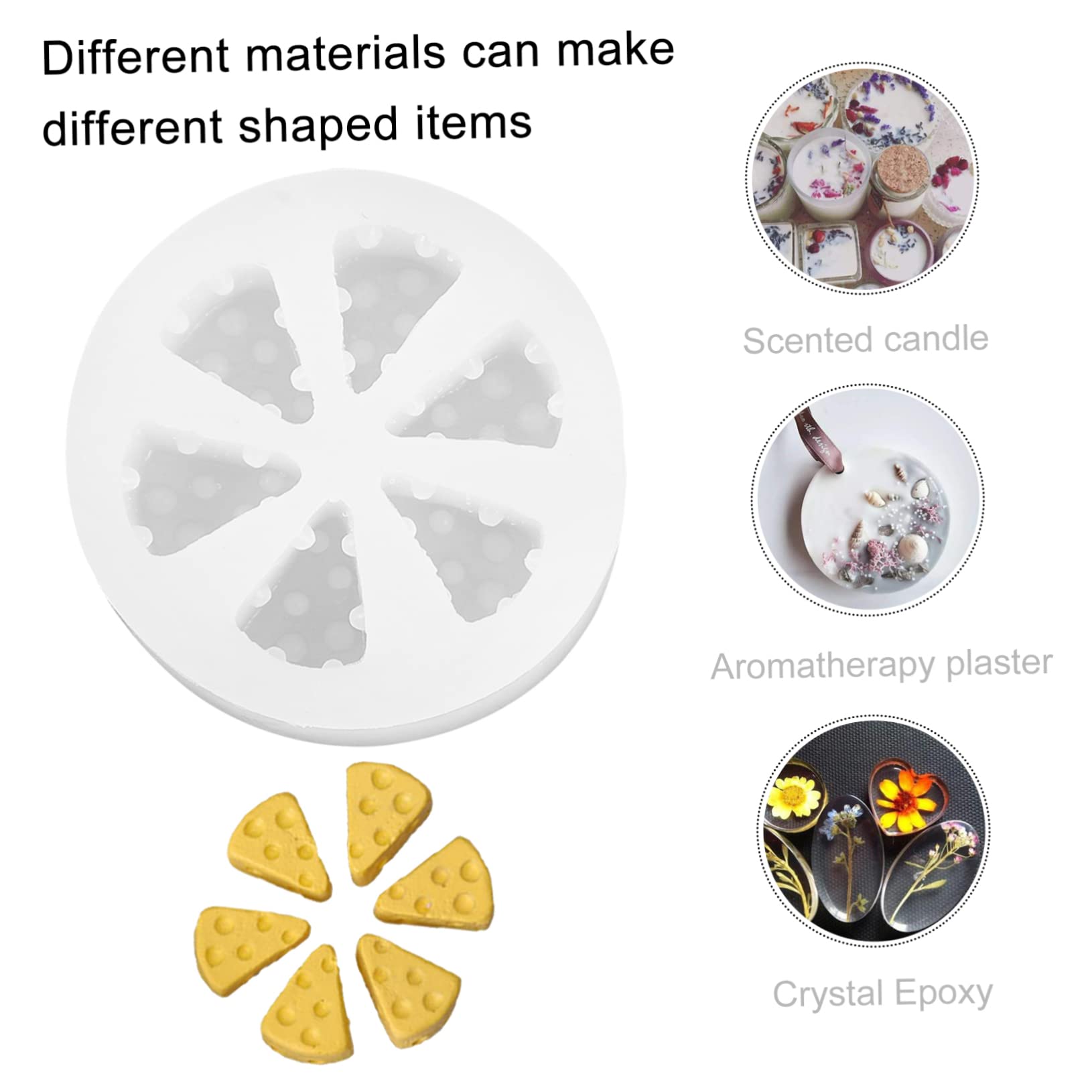 jojofuny 6 Set Stampo Silicone per Forme per Dolci Cioccolatini E Fatte Mano Materiale E Antiadherente per Creazioni Artigianali Cucina 2 Pezzi*6