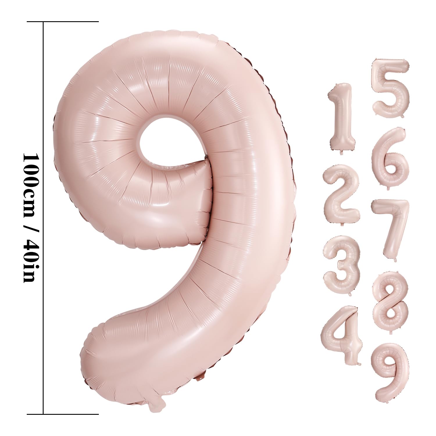 Palloncino Mylar Supershape Rosa Gold N. 1 - Cm. 102 - Grabo