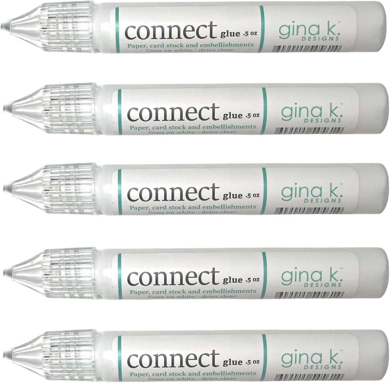 GINA K. DESIGNS - Adhesive - Connect Glue - Small Tube - Five Pack