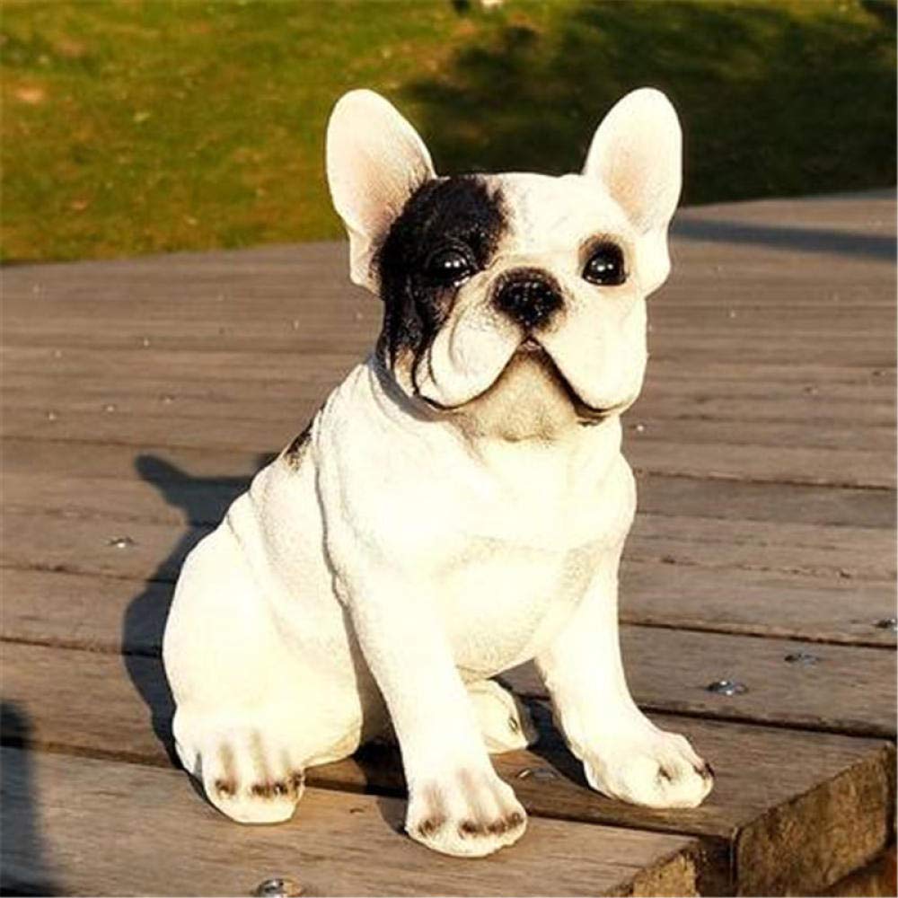 彫像彫像に彫刻フレンチブルドッグセラミック犬磁器動物の置物