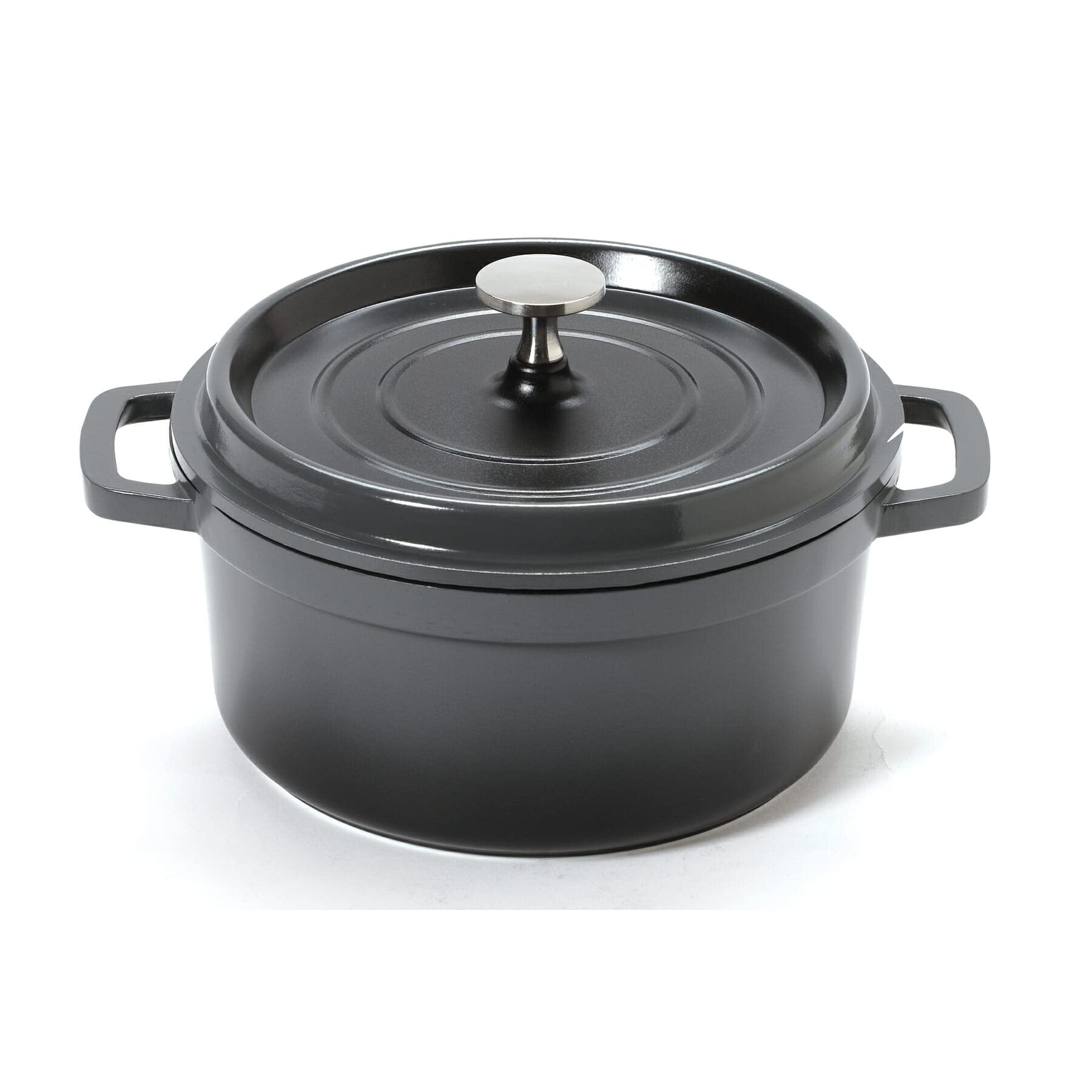 GET 2.5 Quart / Round / Gray Dutch Ovens