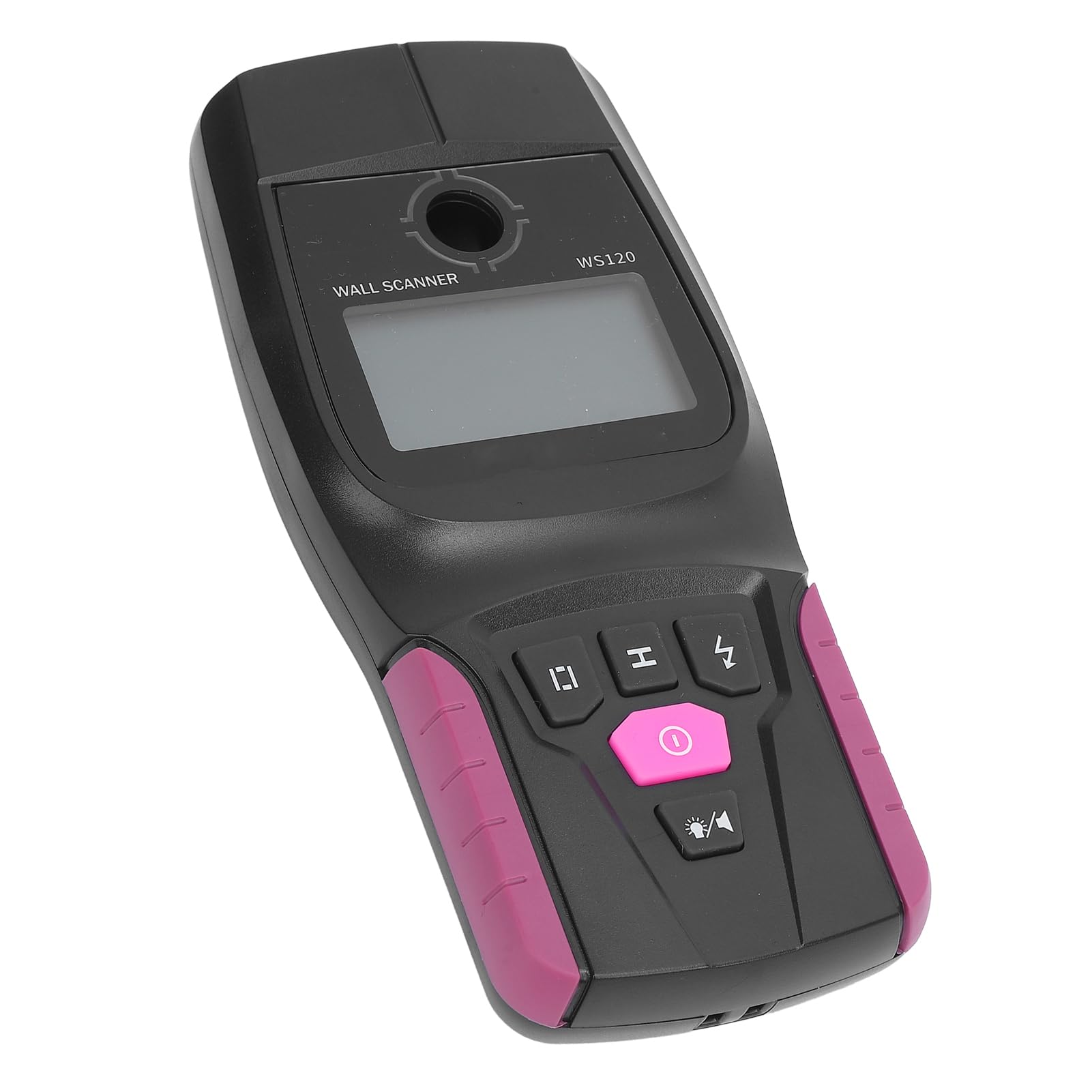 Eujgoov Escáner Electrónico de Pared, Buscador de Vigas 5 en 1 con Pantalla LCD y Alarma de Audio para Tubería de Viga de Detección de Vigas Metálicas de Alambre Vivo de CA de Madera