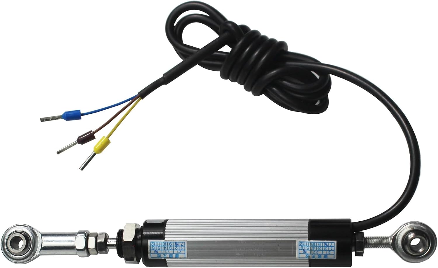 Position Ruler Sensors K+S+E Pull Rod Displacement Sensor Linear Potentiometer Displacement Transducer Travel Sensor with Two Sides Ball Joint(20mm)