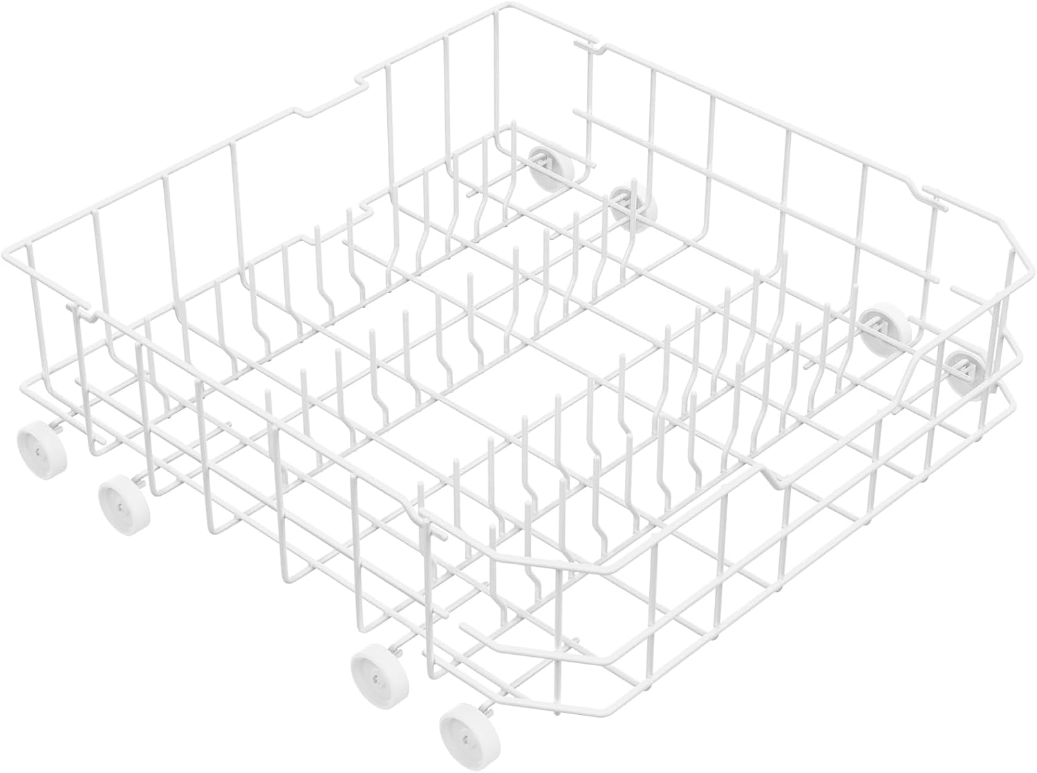 Upgraded WD28X10384 Dishwasher Lower Rack Replacement Compatible with GE Dishwasher Bottom Rack GLD4500V00CC, GLC4400R40BB, GLD5660V00SS with WD35X21038 Wheels