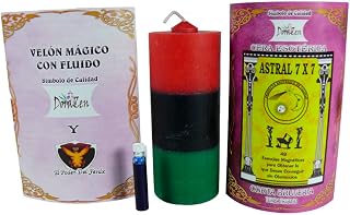 Velón Astral 7X7 Corta Brujería Tumba Trabajo - Ritual para protección y liberación