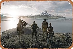 Blazing Chrome Retro Metal Tin Sign Vintage Room Decor