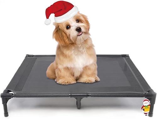 suddus Camas elevadas para perros impermeables al aire libre, cama elevada portátil para perro, cama para perro fuera del suelo, cama para perro,