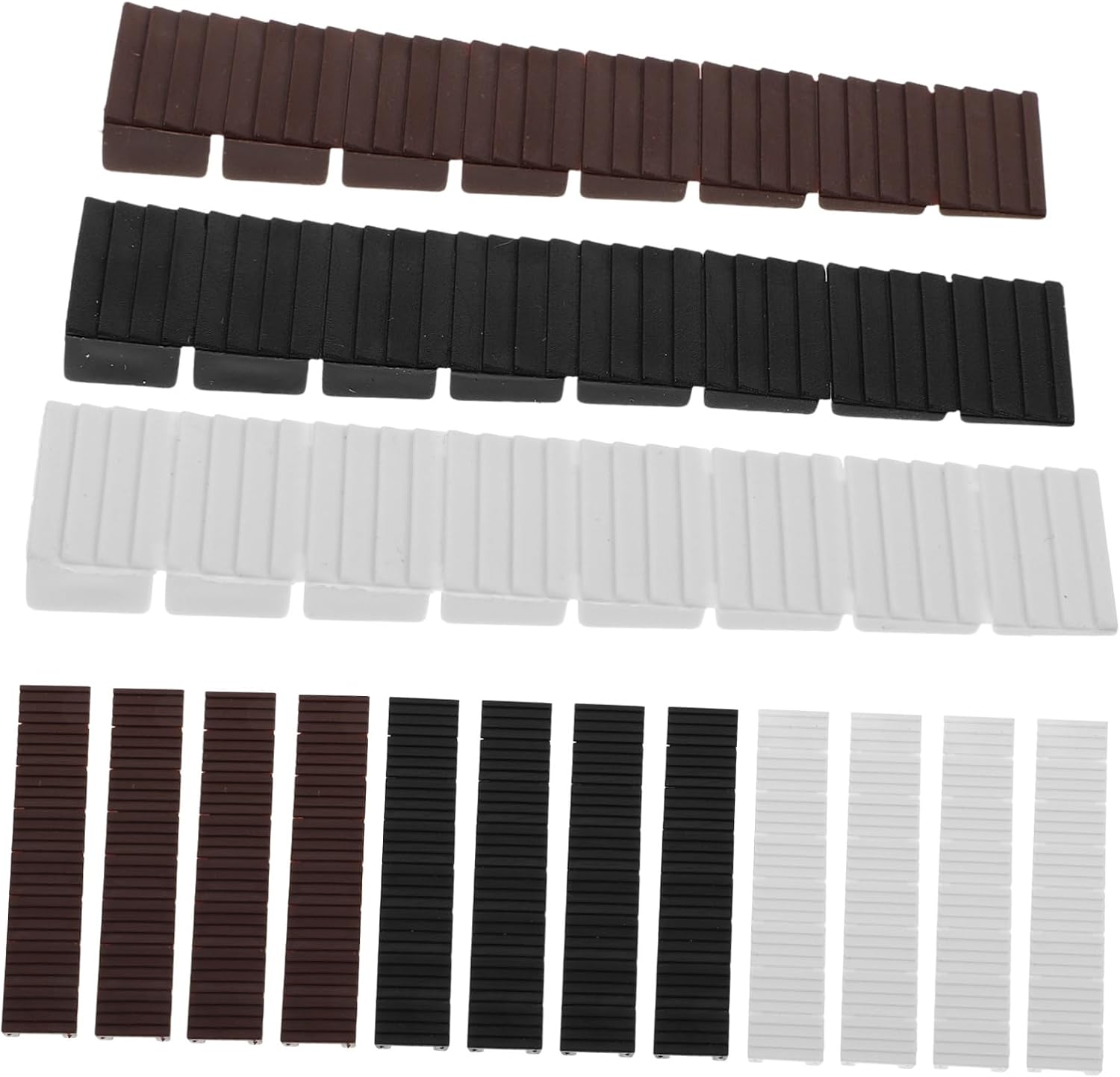 Tofficu 72Pcs Heavy Duty Leveling Shims for Furniture Plastic Wedges for Toilets and Cabinets Noise Reducing Shims for Stable Support Tile Versatile Levelers for Home Use