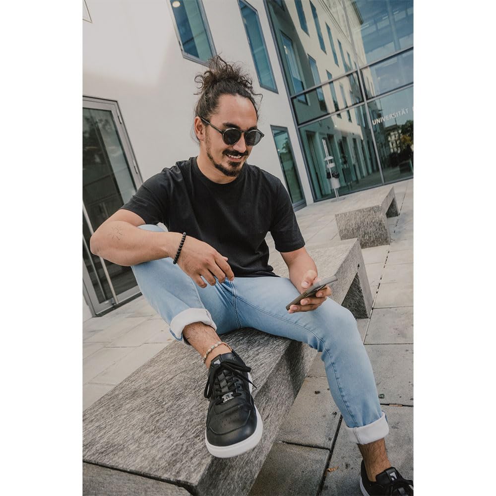 Barebarics Zing Leather Barefoot Trainers EU 46