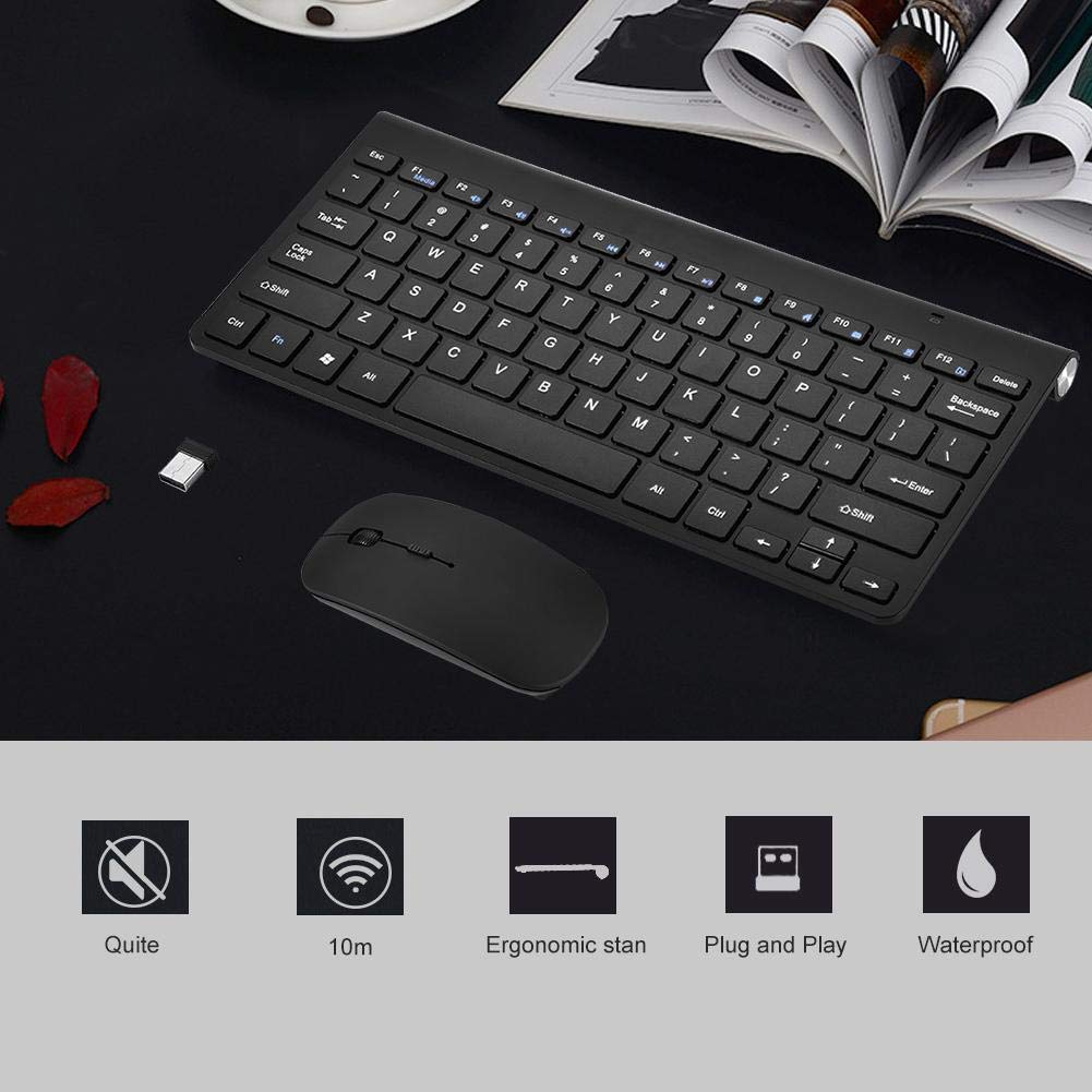 Amazon.com: Wireless Keyboard and Mouse Combo, 2.4GHz Scissor