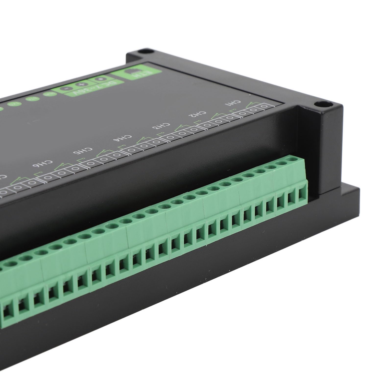 Modulo relè Ethernet 8CH per protocollo RTU, relè industriale alimentato PoE con isolamento tramite optoisolatore, custodia a montaggio su guida in ABS per sistemi di controllo del
