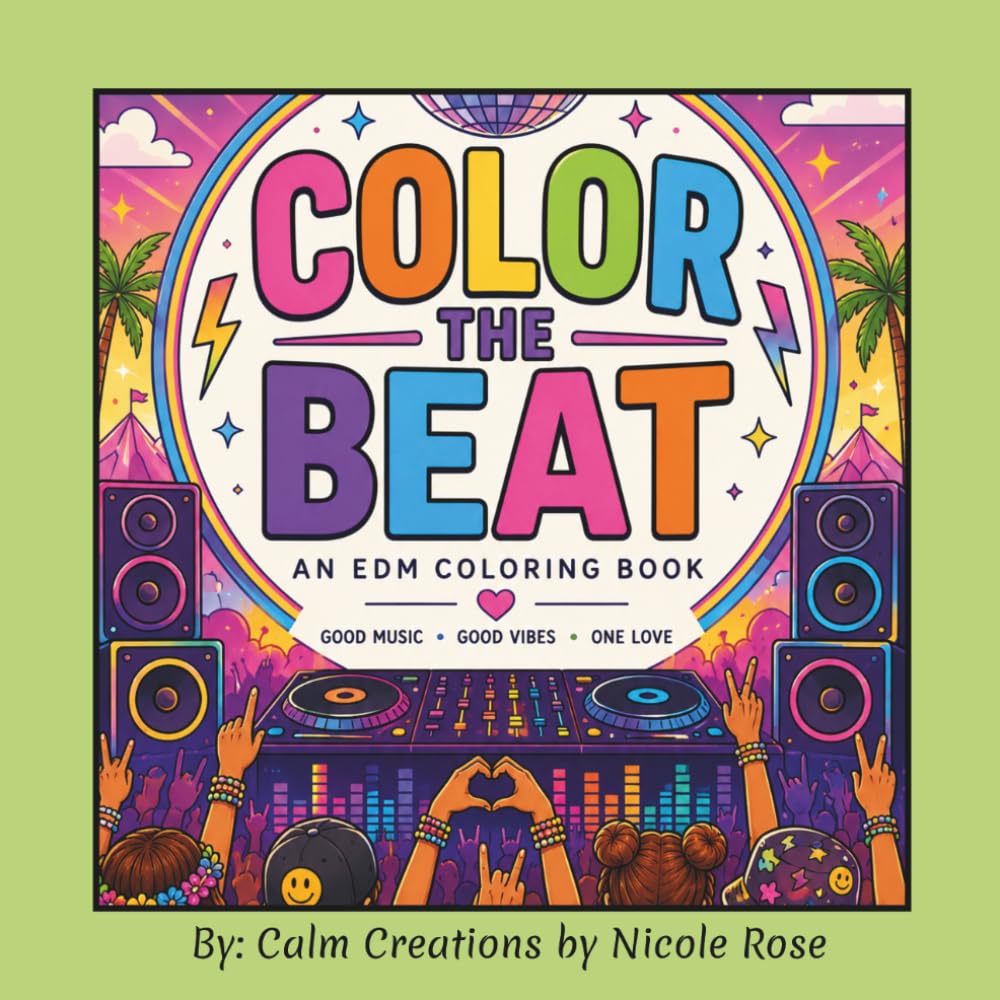Color The Beat: An EDM Coloring Book