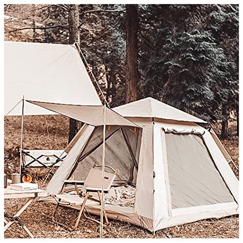 Tente de camping imperméable 4 man double porte tipi