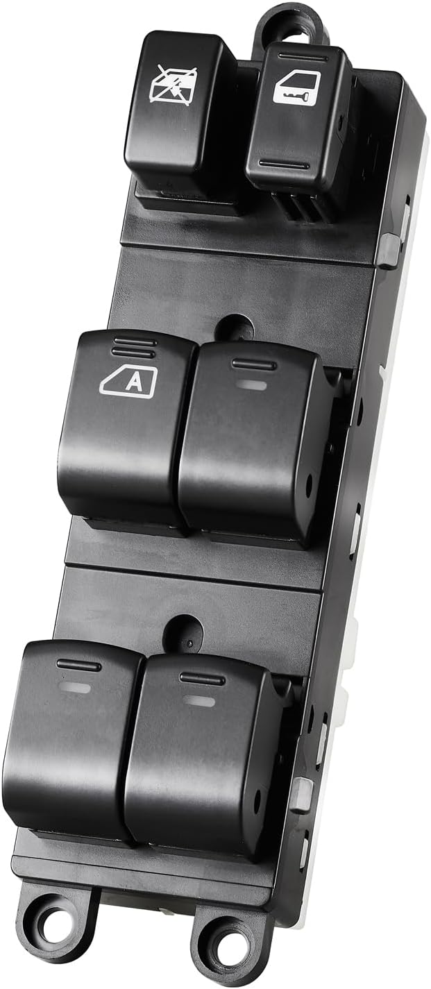 SOAESCN 2005 2006 2007 Nissan Pathfinder Master Power Window Switch Control Driver Side - Nissan Pathfinder Door Lock Window Switch Assembly - Replacement 25401-ZP40B, 25401-9W100, 1S12448, DWS385