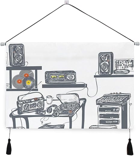 Amazon Co Jp Niesikkla タペストリー 音楽機器を備えたレコーディングスタジオターンテーブルレコードスピーカーデジタルイラスト 壁掛け おしゃれ インテリア モダン ポスター 絵画などに適用 ウォールアート ホーム キッチン Amazon Co Jp Niesikkla タペストリー 音楽機器を備えたレコーディングスタジオターンテーブルレコードスピーカーデジタルイラスト 壁掛け おしゃれ インテリア モダン ポスター 絵画などに適用 ウォールアート ホーム キッチン