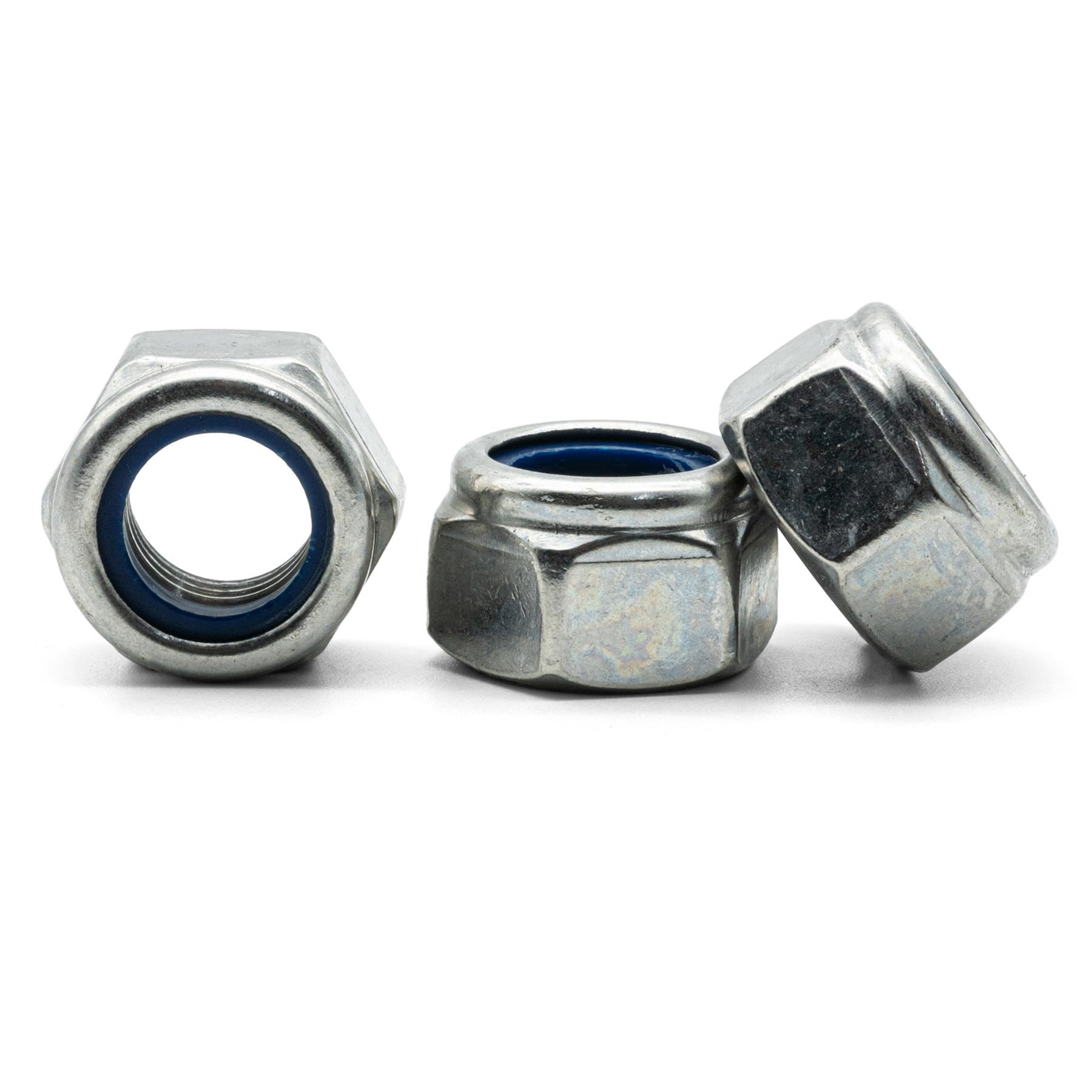 Hippo Hardware M12 (12mm) Nyloc Nylon Insert Locking Nuts A4 Marine Grade Stainless Steel (Pack of 3)