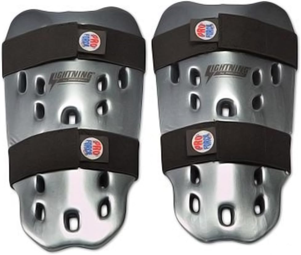 Pro Force Lightning Shin Guards - Silver - Child/Small