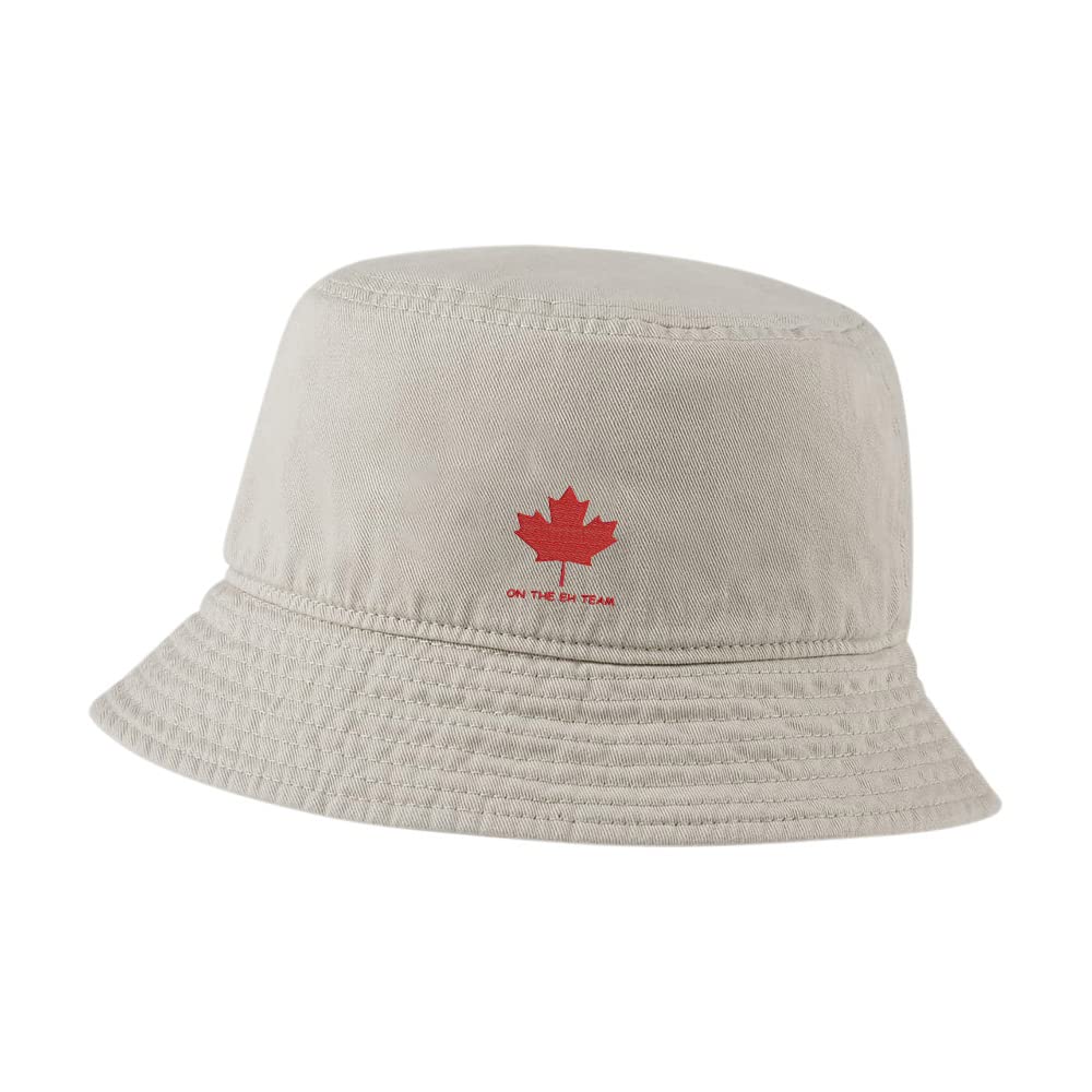 Bucket Hat for Men Women On The Eh Team Canada Embroidered Washed Cotton  Unisex Bucket Hats, Beige, 7 1/2 : Amazon.ca: Clothing, Shoes & Accessories