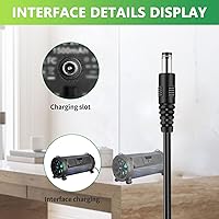 Vista 4 de Cable de alimentación de 12 V CC para automóvil con 8 conectores para encendedor de cigarrillos, reproductor de DVD portátil, DVR de automóvil