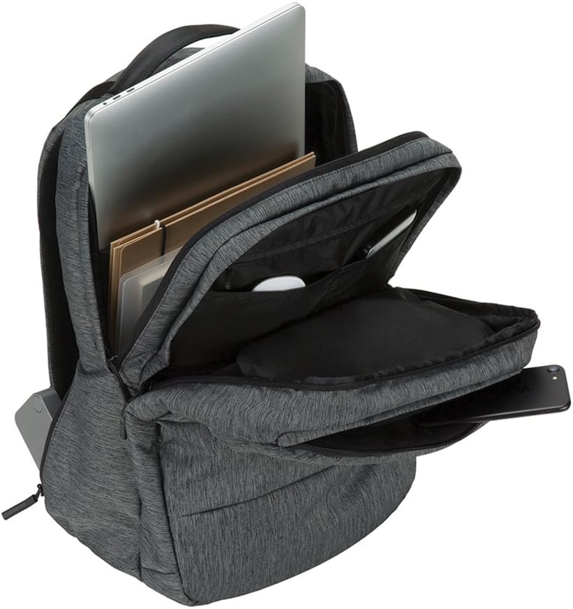 Incase City Backpack - 24L Main Storage Compartment with 16" Faux Fur Laptop Pocket, Front Organizational Pocket, Quick Access Pocket, Everyday Tech Backpack - Gunmetal Grey - Image 3