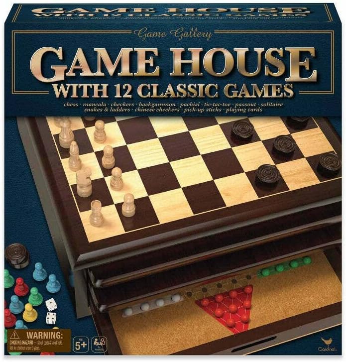 Game Gallery 12 in 1 Game House Board Game