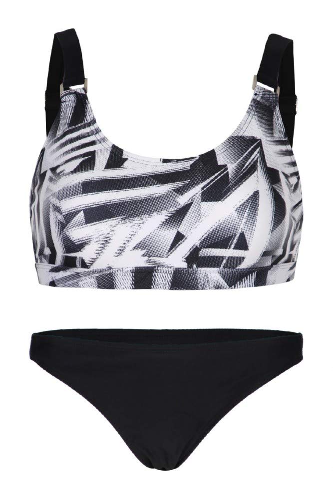 LA&V La-V Bikini deportivo de dos piezas para niñas.