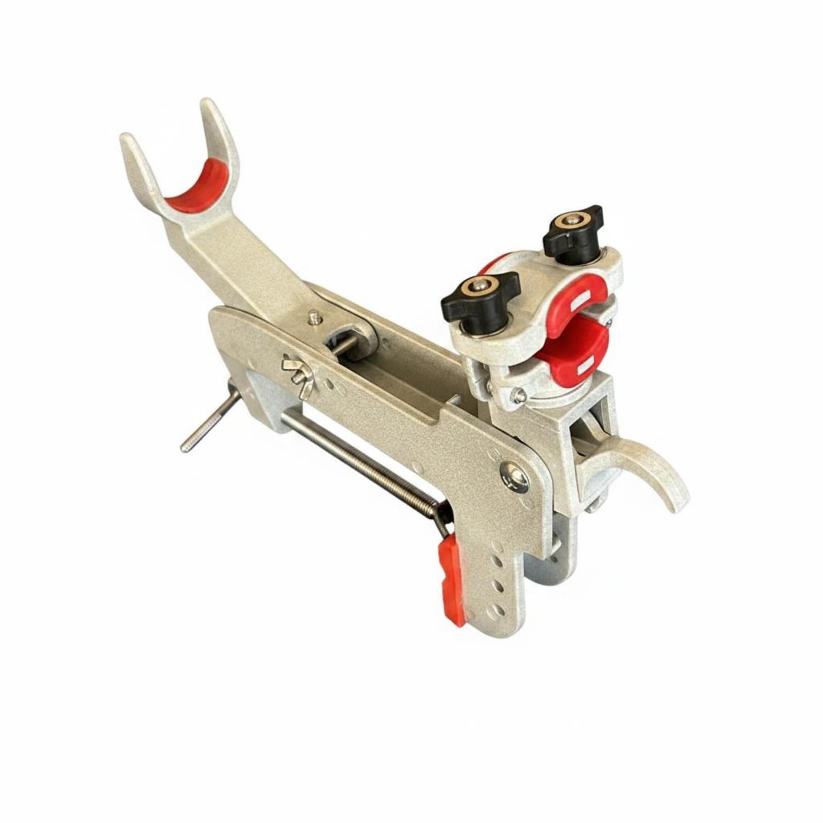 Milageto Soporte de Caña de Pesca Soporte Portacañas con Abrazadera Ajustable Acero Inoxidable Resiste Condiciones Marinas Menos Cansancio Adecuado , Style to 2
