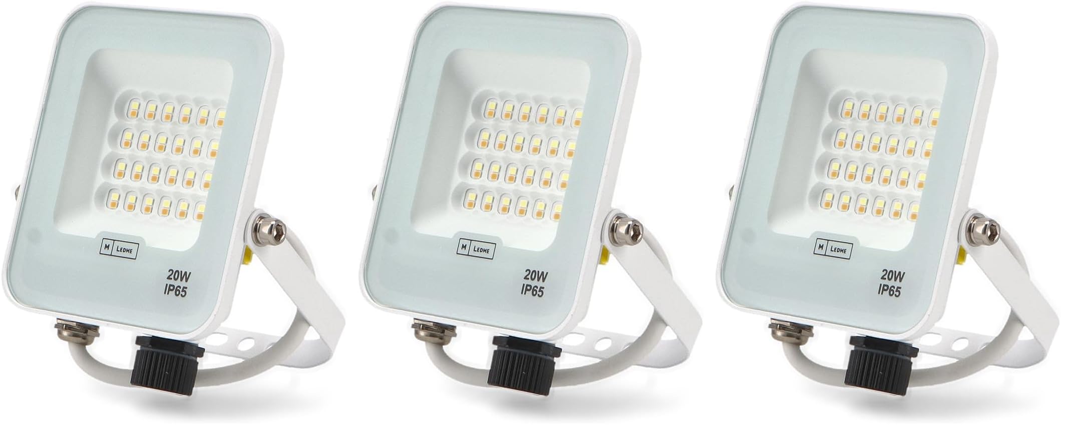 Projecteur LED 20W étanche IP65 Napoli Plus M Ledme pour éclairage durable