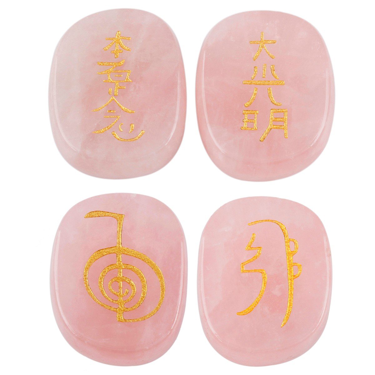 Pierres de quartz rose mookaitedecor pour méditation et reiki à la maison