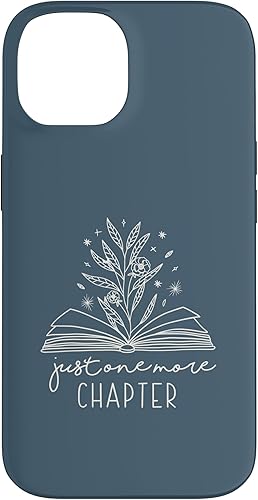 Miniatura 4 de Funda para iPhone 12 Pro Max Just One More Chapter - Floral Book Lover (azul pizarra)