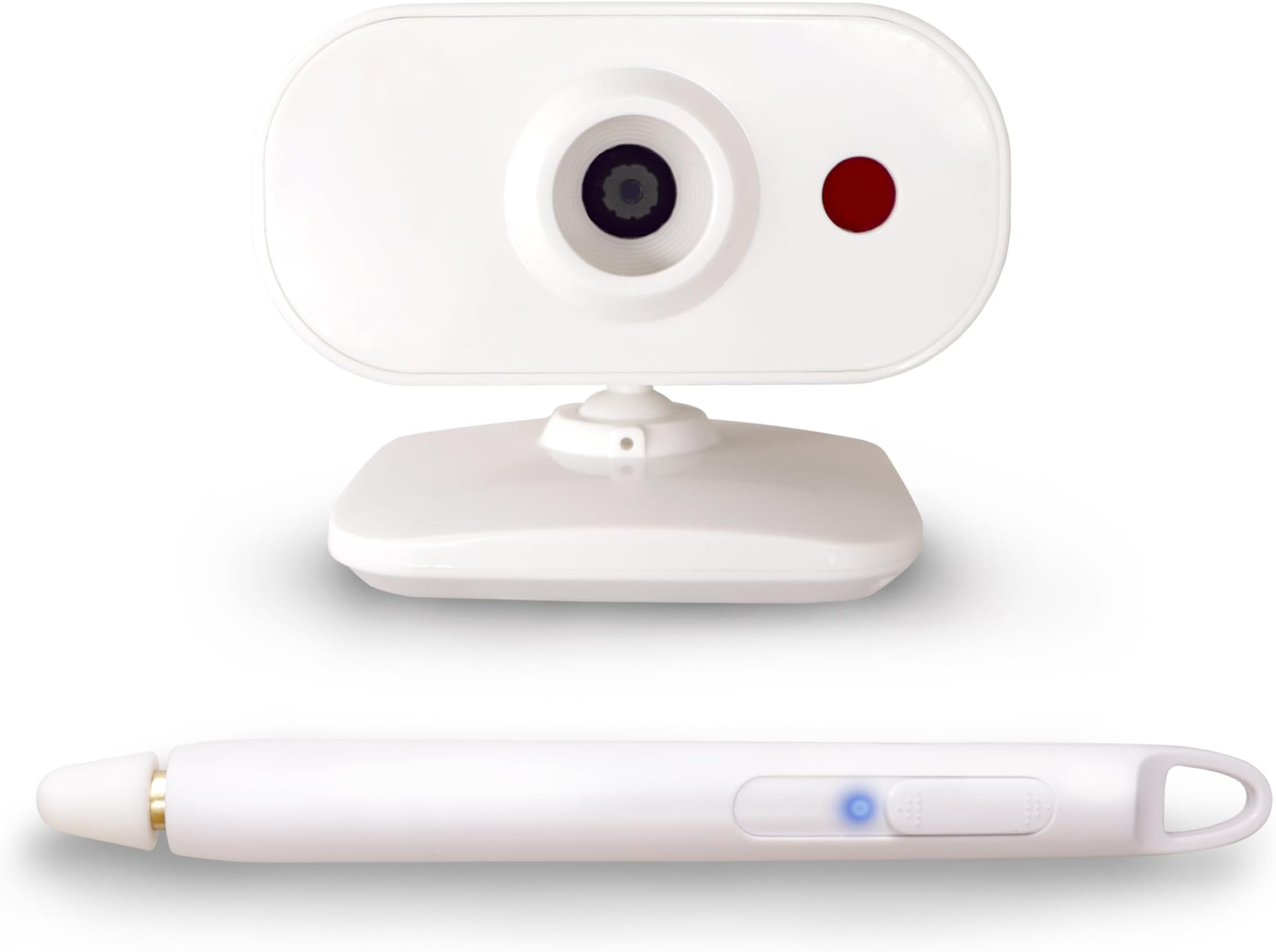 Interactive Whiteboard System Smart Teaching Whiteboard with Pen Only Support Windows System Computer and Long Focus Projector for Home Office, Classrooms and Meeting