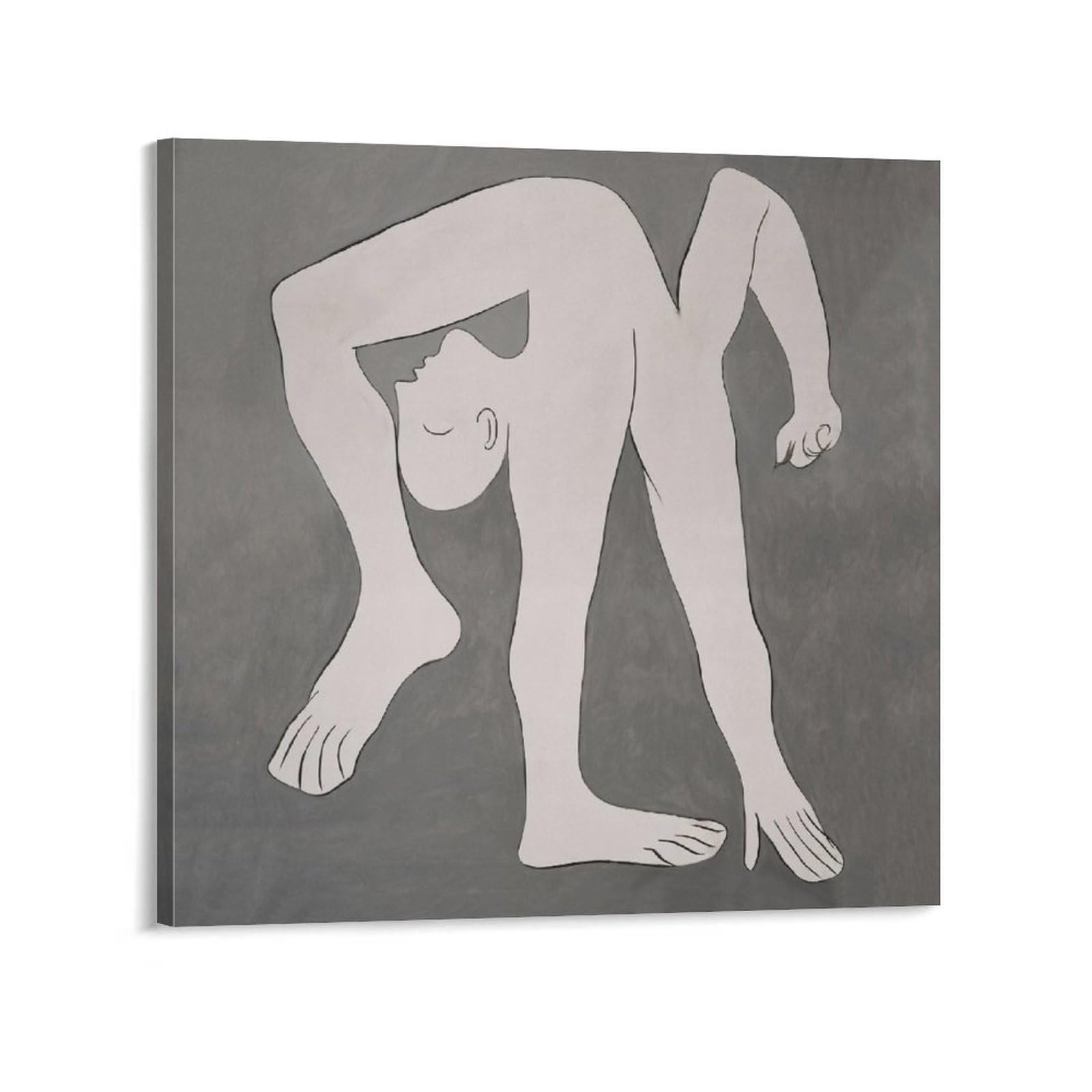 ピカソ(PICASSO)【アクロバットの女】、高級画集画、状態良好 ピカソ(PICASSO)【アクロバットの女】、高級画集画、状態良好