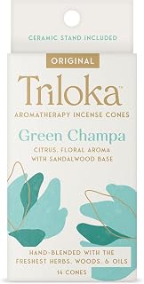 Triloka China Rain Incense Cone, 1 Ea