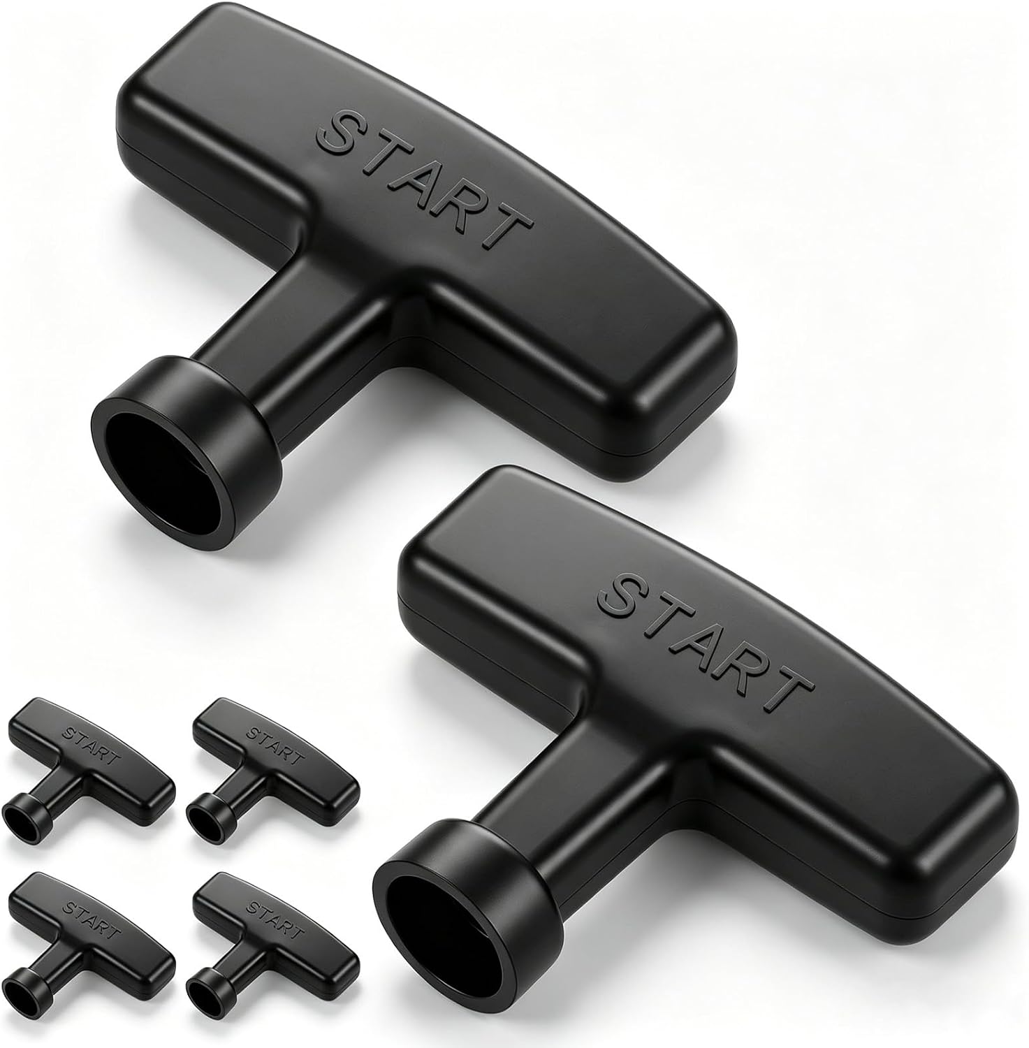 6 Pcs Pull Cord Handle Replacement Recoil Starter Pull Handle