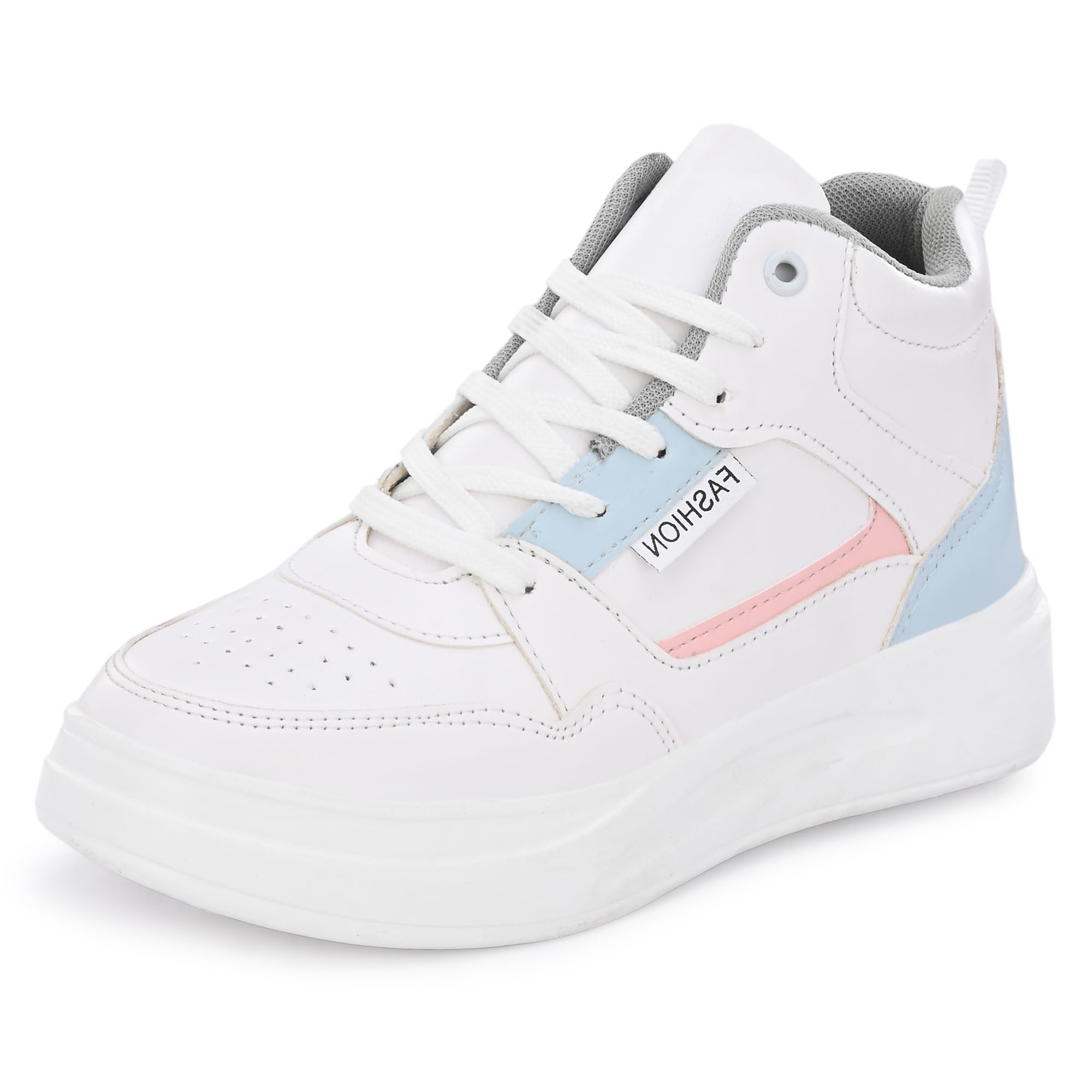 Shoe Island ® Premium Lightweight Running Sports Girls Women Ladies High Heel Casual Shoes Chunky Sneakers for Women (BAB1321), Size 5 UK/India White (B0CXJHX25H) Amazon Price History, Amazon Price Tracker