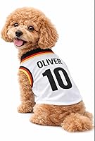 Vista 33 de Petitebella Personalize Camiseta para perro cachorro con tema nacional (Miami, S)