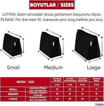 Terra Çanta İÇİ Organizer (sİyah, Large)